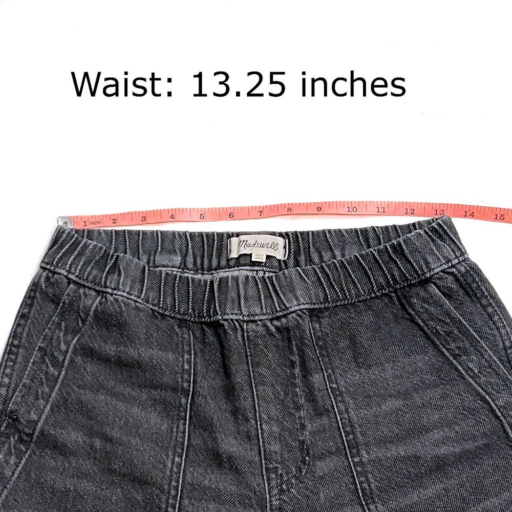 Madewell Petite Relaxed Pull-on Jean, XSP in Chelford wash - Picture 4 of 11